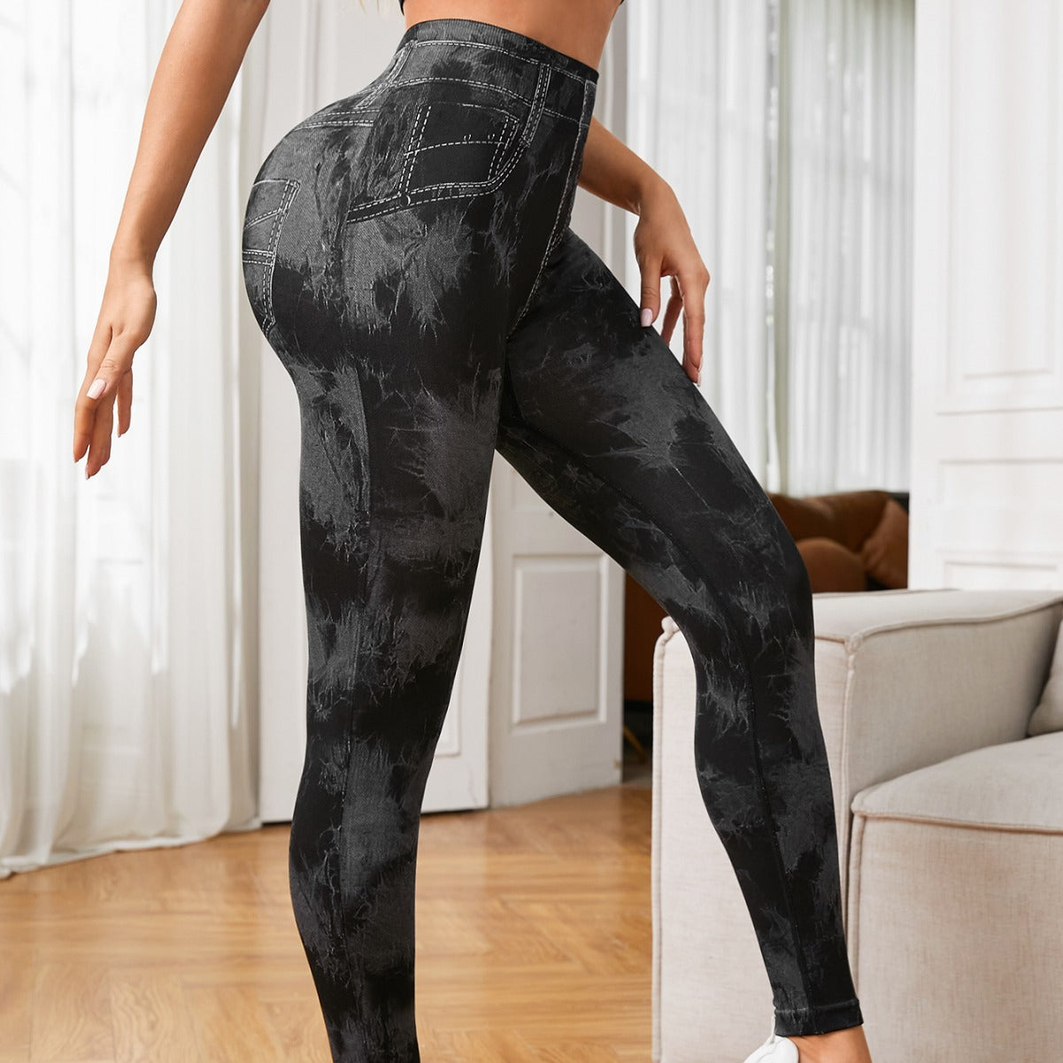 Running Outerwear High Top Sports Sexy Fitness Trousers