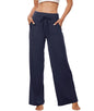 Women's Pajama Printed Wide-leg Pants High Waist