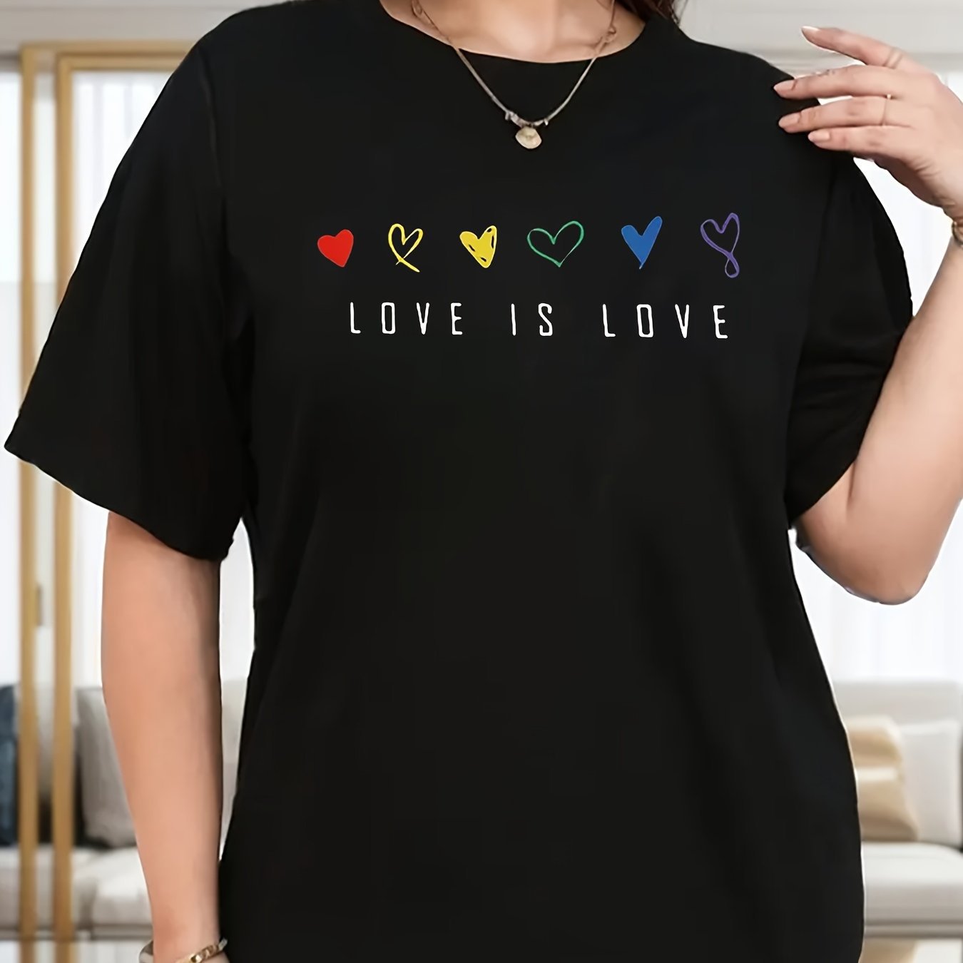 Valentine's Day Women's Plus Size T-shirt