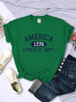 American Sports Department Letter T-shirt