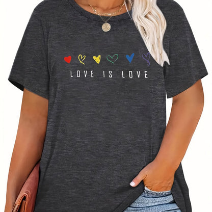 Valentine's Day Women's Plus Size T-shirt