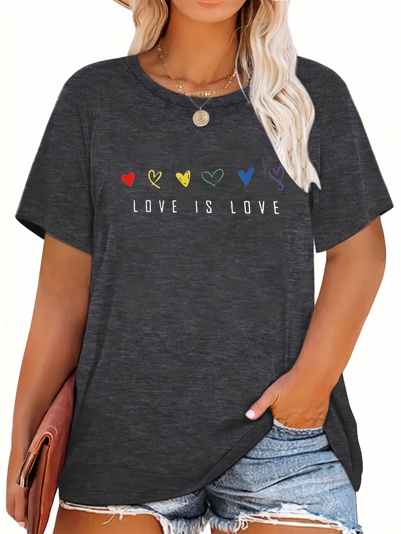 Valentine's Day Women's Plus Size T-shirt