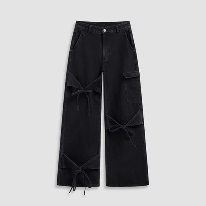 Women's Fashionable Wide Leg Pants Loose Trousers