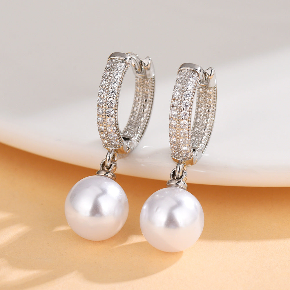 Trendy Grace Long Fashion Pearl Earrings For Women