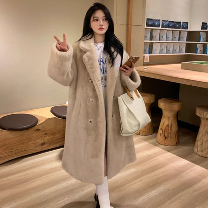 Slimming High-end Temperament Popular Long Coat