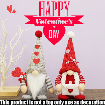 Valentine's Day Dwarf Nordic Faceless Doll Valentine's Day Rudolph Ornaments