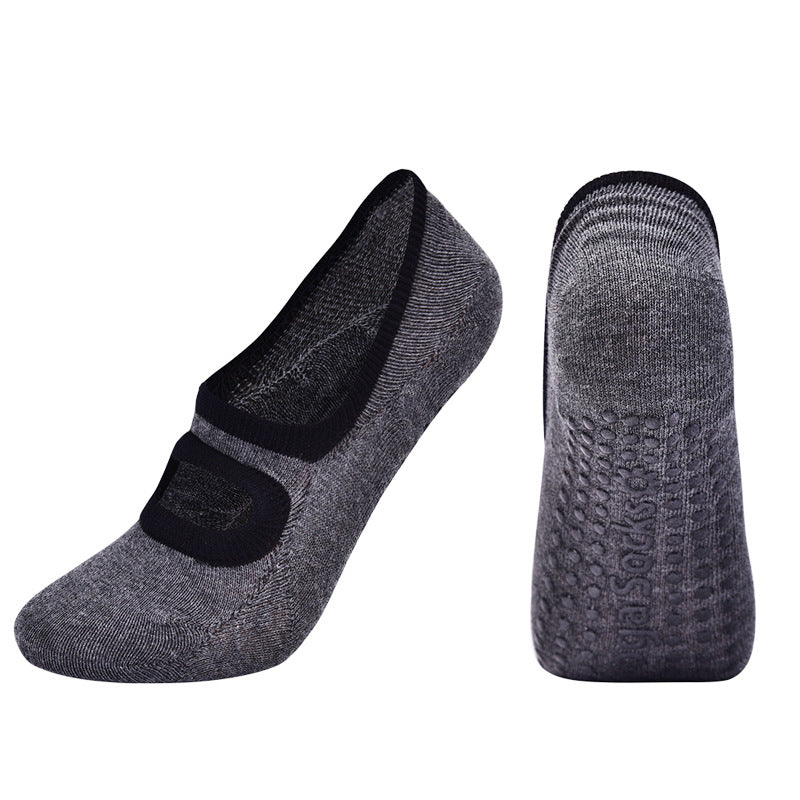 Female Simple Plus Size Backless Invisible Yoga Socks