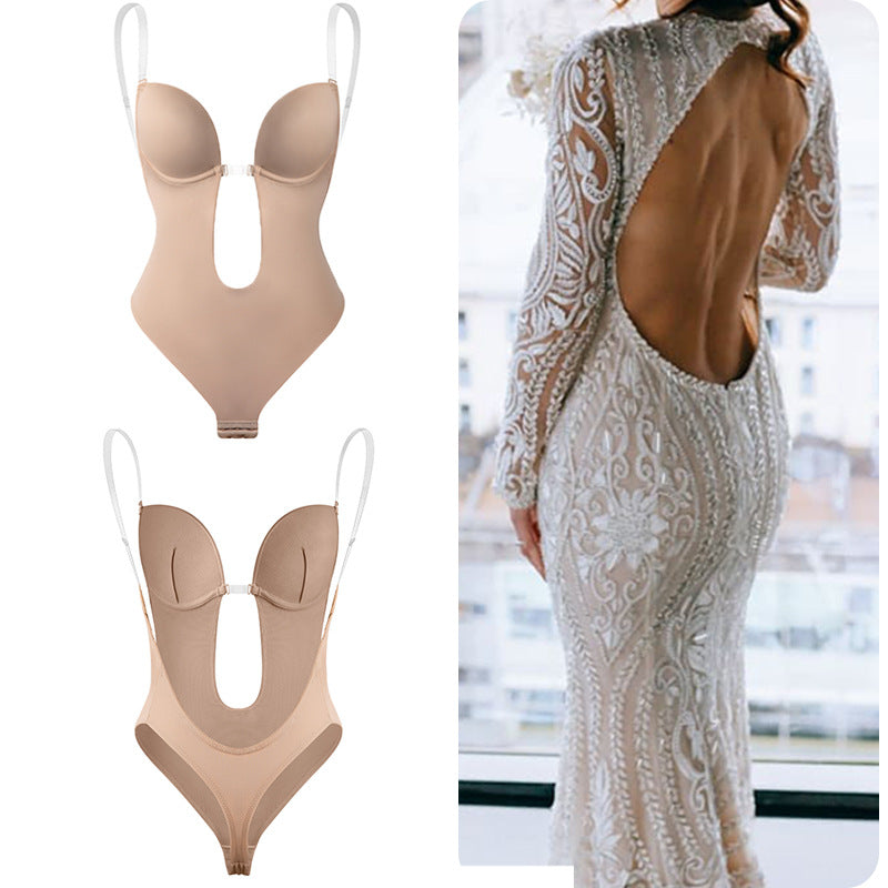 Invisible Backless Dress Inner Bra Jumpsuit