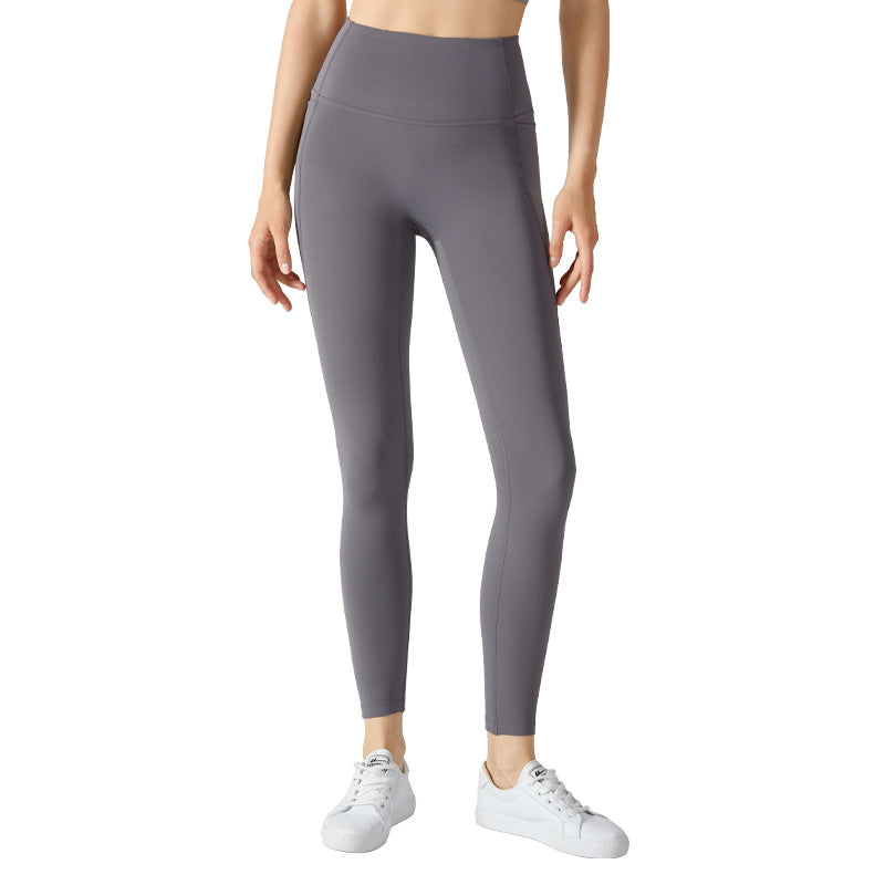 High Waist Belly-contracting Warm Sports Tights For Women