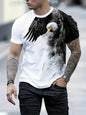 Men's Eagle Print Fashion Print T-shirt