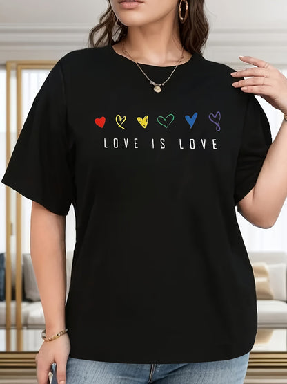 Valentine's Day Women's Plus Size T-shirt