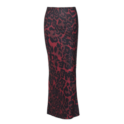 Women's Hot Girl All-matching Slim Fit Long Skirt