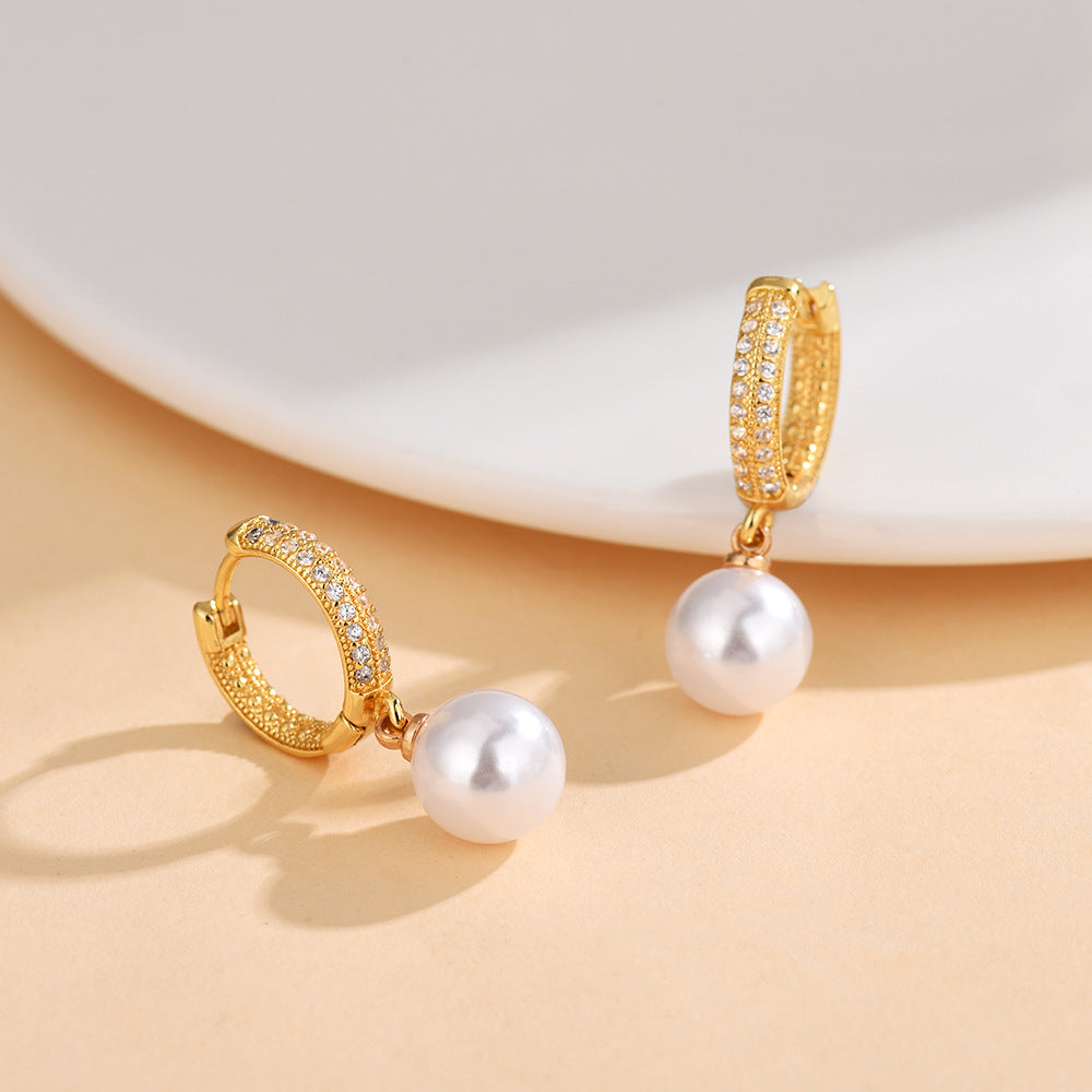 Trendy Grace Long Fashion Pearl Earrings For Women