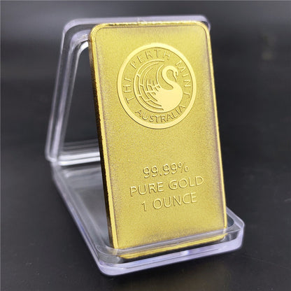 Alloy Plating Swan Square Commemorative Coin