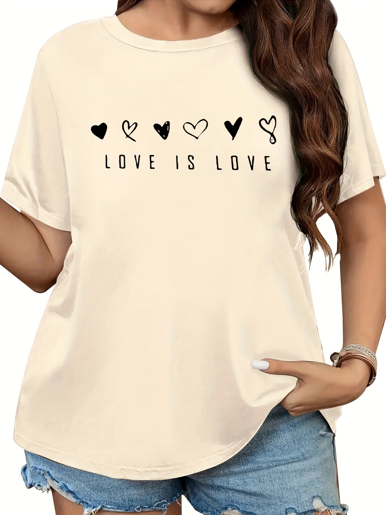 Valentine's Day Women's Plus Size T-shirt