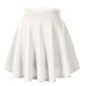 Women's Basic Versatile Stretch Flared Skirt