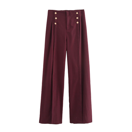 Women's Clothing Comfort And Casual Loose Casual Wide-leg Trousers