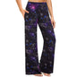 Women's Pajama Printed Wide-leg Pants High Waist