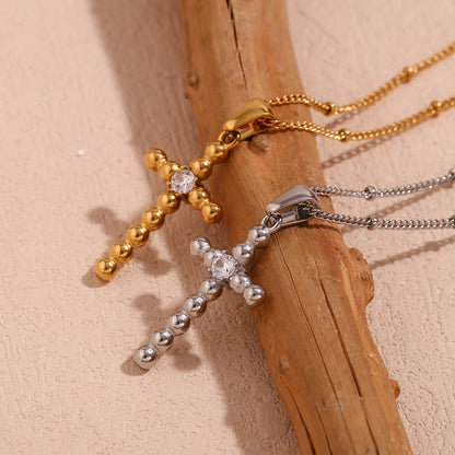 European And American Fashion Retro Cross Necklace