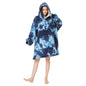 Printed Lazy Clothes Pullover Sweater Hooded Outdoor Wearable Blanket