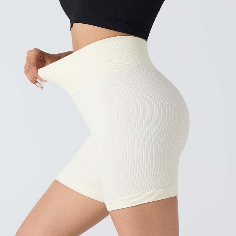 Seamless Thread Stretch Tight Shorts Fitness Exercise