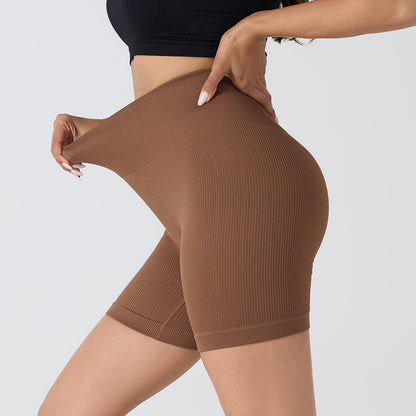 Seamless Thread Stretch Tight Shorts Fitness Exercise