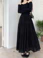 Design High Waist Slimming Expansion Skirt Loose All-match Stitching Skirt