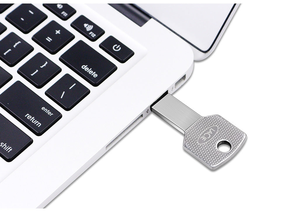 Ultra-thin Waterproof Conjoined Metal Key USB Drive