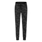 Simple Straight Sports And Leisure Elastic Ankle-tied Cropped Pants