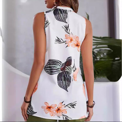 Printed Casual Women's Top Shorts Suit