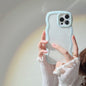 Wave Border Mobile Phone Case Solid Color Simple Candy Color