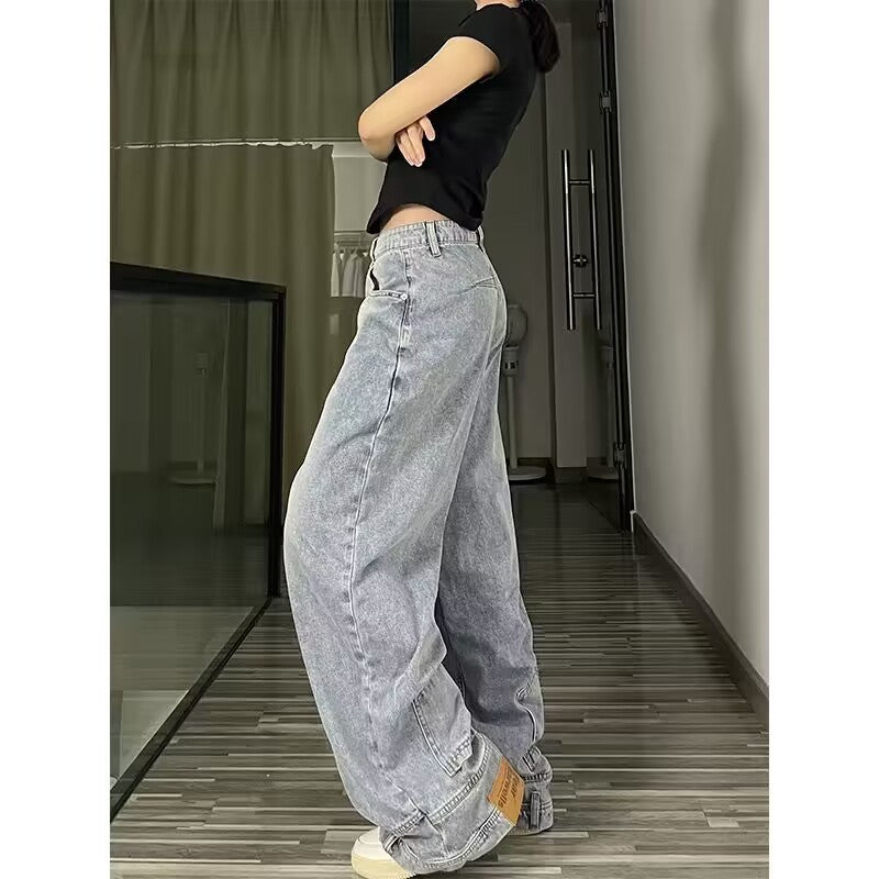 Fashion Fashion Design Straight Loose Wide-leg Bell-bottoms