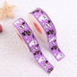 Creative Printed Casual Halloween Ribbed Ribbon