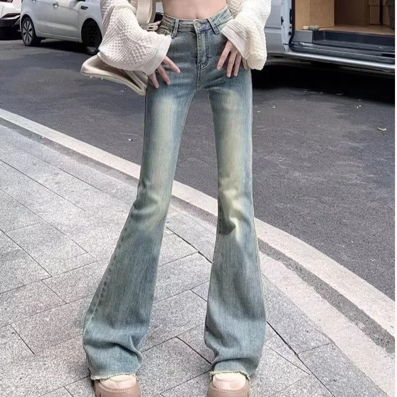 Women's Straight Small Horseshoe Bootcut Pants