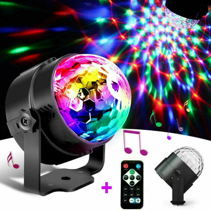 Disco Party Lichter Strobe LED DJ Ball Sound Aktiviert Glühbirne Tanz Lampe Dekoration