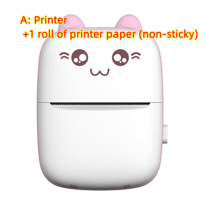 Mini Printer Portable Mini Bluetooth WiFi New Wrong Printer Mobile Phone Photo Title Note Hot Print Pocket Student Error Label Printer