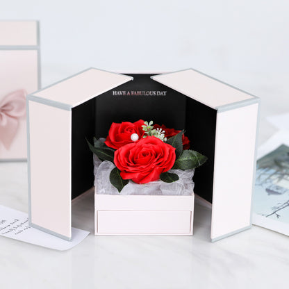 Valentinstag Kreative Rosen Schmuck Geschenkbox