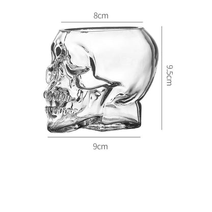 Skull Wine Glass Halloween Special-shaped Personality Juice Glass Whiskey Glass