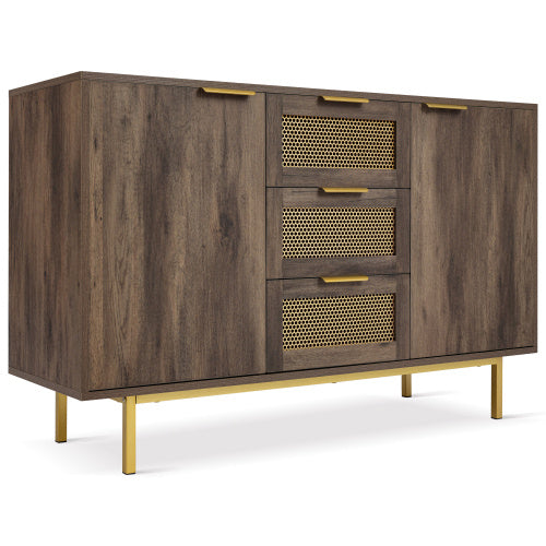 Metal And Wood Sideboard