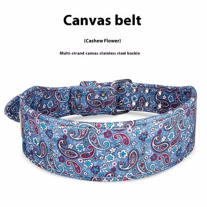 Fitness Weight Sports Waist Support For Men And Women Canvas Belt