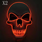 Skull LED Glowing Halloween Mask