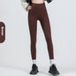 High Waist Nude Feel Yoga Pants Women's Stretch Skinny Hip Raise Sports Fitness Leggings