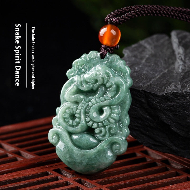 Natural A Cargo Jade Zodiac Rat Ox Tiger Rabbit Dragon Snake Horse And Sheep Monkey Chicken Dog Pig Jade Pendant Ornaments Wholesale