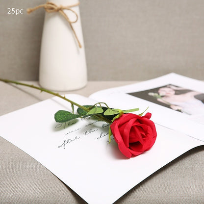 Artificial Red Rose Flowers Living Room Home Decoration Flowers Bouquet