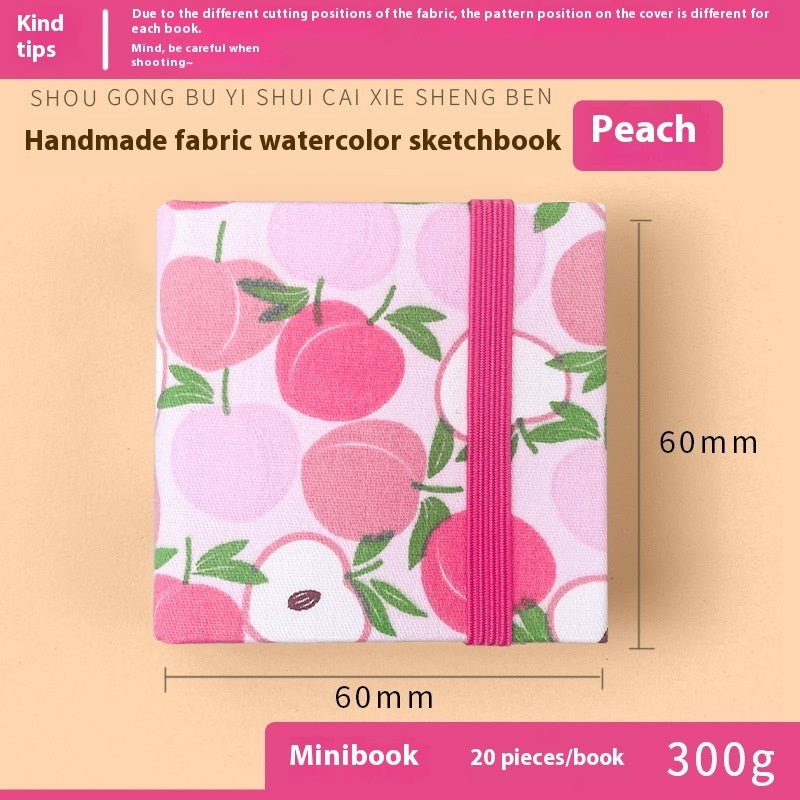 Sketch Carrying Travel Portable Good-looking Journal Book Feile Bird Fabric Mini Watercolor