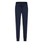 Simple Straight Sports And Leisure Elastic Ankle-tied Cropped Pants