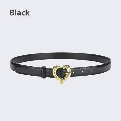 Personalized Love Leather Belt Female Fashion Belt Decoration