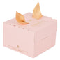 50 pcs Wedding Party Paper Candy Chocolate Cake Decoration Box Gift （Pink thanks）