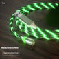 Magnetic Charging Cable Streamer Fast Charging Cable Lighting Micro USB Cable LED Magnet Charger Type-C Cable