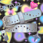 Women's XINGX Cute Laser Hollow Thin Belt